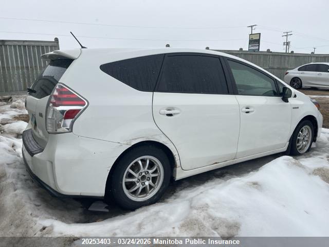 20253403 :رقم المزاد ، JTDZN3EU8FJ036320 vin ، 2015 Toyota Prius V مزاد بيع