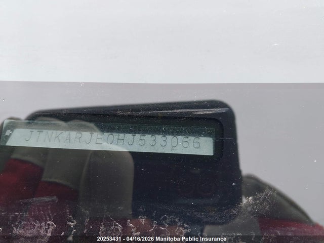 JTNKARJE0HJ533066 Toyota COROLLA IM