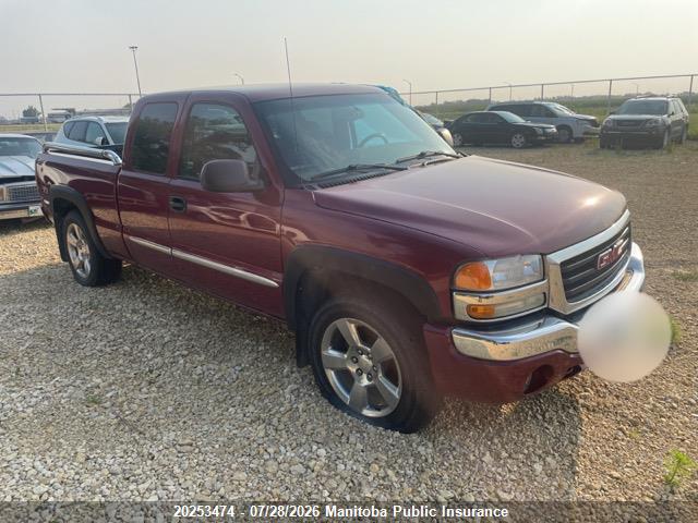 Auction sale of the 2007 Gmc Sierra 1500 Sle Ext Cab, vin: 1GTEK19B07E116936, lot number: 20253474