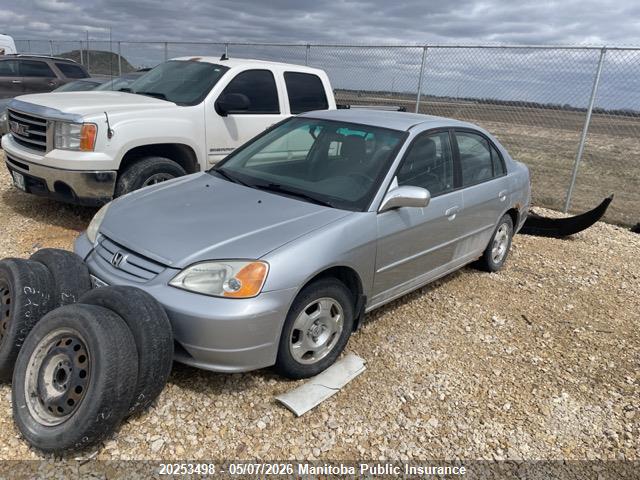 Продаж на аукціоні авто 2001 Honda Civic Lx, vin: 2HGES16661H939301, номер лоту: 20253498