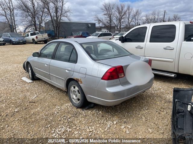 Продаж на аукціоні авто 2001 Honda Civic Lx, vin: 2HGES16661H939301, номер лоту: 20253498