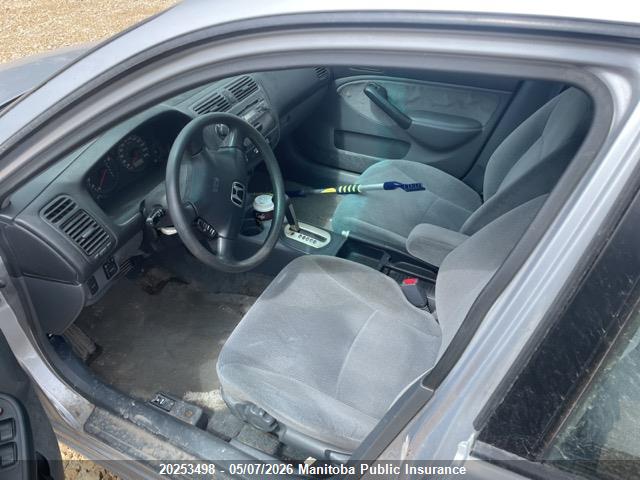 Продаж на аукціоні авто 2001 Honda Civic Lx, vin: 2HGES16661H939301, номер лоту: 20253498