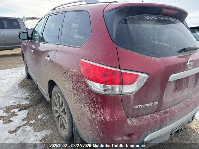 Продажа на аукционе авто 2014 Nissan Pathfinder Sl, vin: 5N1AR2MM4EC636134, номер лота: 20253502