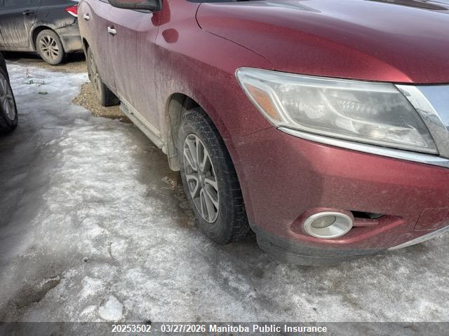Продажа на аукционе авто 2014 Nissan Pathfinder Sl, vin: 5N1AR2MM4EC636134, номер лота: 20253502