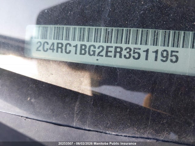 2014 Chrysler Town & Country Touring მანქანა იყიდება აუქციონზე, vin: 2C4RC1BG2ER351195, აუქციონის ნომერი: 20253507