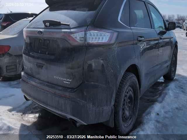 Продажа на аукционе авто 2016 Ford Edge Titanium, vin: 2FMPK4K91GBC14804, номер лота: 20253510