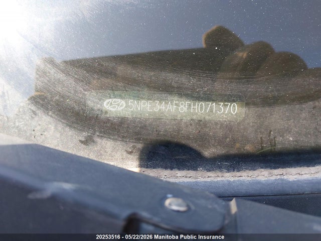 5NPE34AF8FH071370 Hyundai Sonata Sport