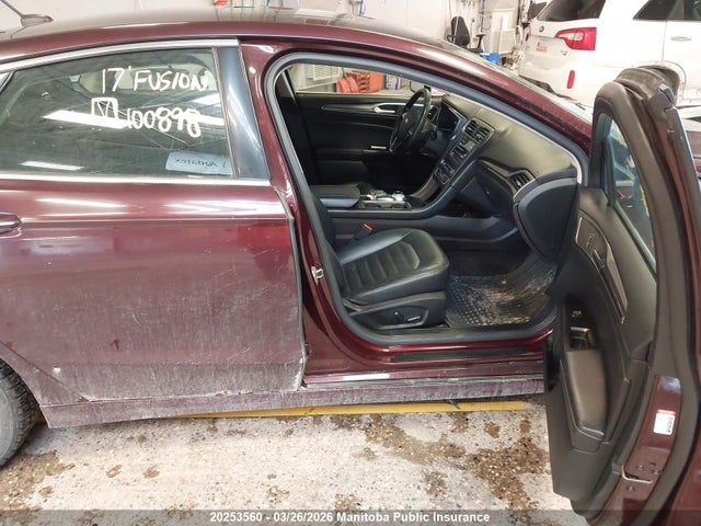 2017 Ford Fusion Se მანქანა იყიდება აუქციონზე, vin: 3FA6P0T91HR100898, აუქციონის ნომერი: 20253560
