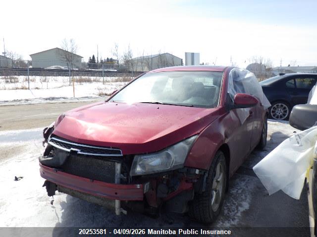 Aukcja sprzedaży 2011 Chevrolet Cruze Lt Turbo, vin: 1G1PG5S96B7285180, numer aukcji: 20253581