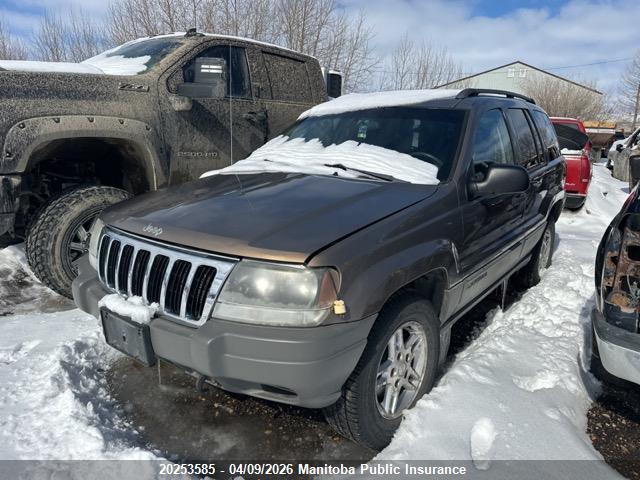 Aukcja sprzedaży 2002 Jeep Grand Cherokee Laredo, vin: 1J4GW48S62C302690, numer aukcji: 20253585