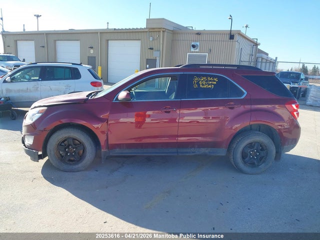 2017 Chevrolet Equinox Lt მანქანა იყიდება აუქციონზე, vin: 2GNFLFEK3H6162567, აუქციონის ნომერი: 20253616