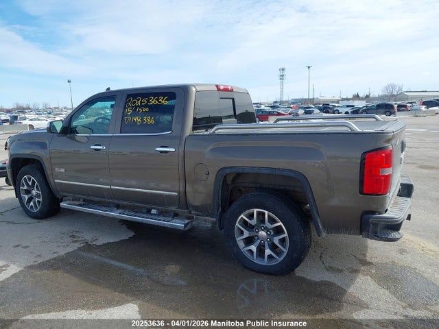 20253636 :رقم المزاد ، 3GTU2VEC7FG148386 vin ، 2015 Gmc Sierra 1500 Slt Crew Cab مزاد بيع