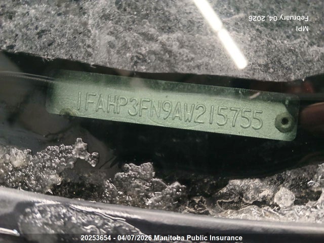 Aukcja sprzedaży 2010 Ford Focus Se, vin: 1FAHP3FN9AW215755, numer aukcji: 20253654
