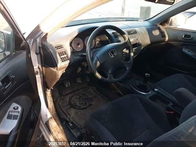 Aukcja sprzedaży 2001 Honda Civic Si, vin: 1HGEM219X1L804438, numer aukcji: 20253657