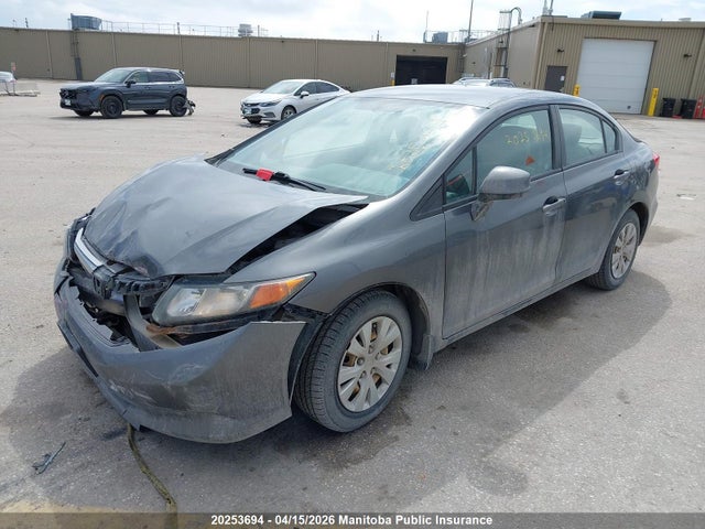 2012 Honda Civic Lx მანქანა იყიდება აუქციონზე, vin: 2HGFB2F48CH101864, აუქციონის ნომერი: 20253694
