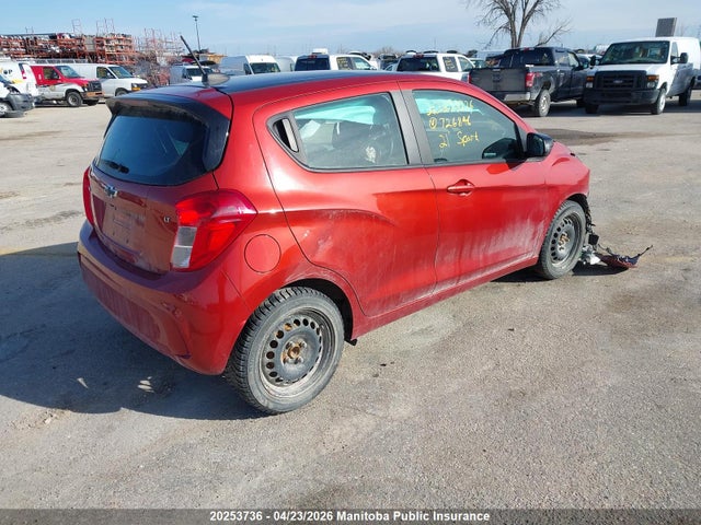 Aukcja sprzedaży 2021 Chevrolet Spark Lt, vin: KL8CD6SA3MC726846, numer aukcji: 20253736