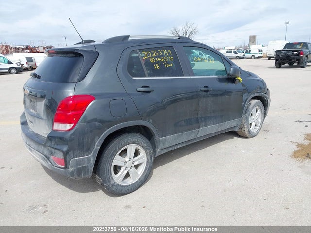 Aukcja sprzedaży 2018 Chevrolet Trax Lt, vin: 3GNCJLSB9JL342570, numer aukcji: 20253759