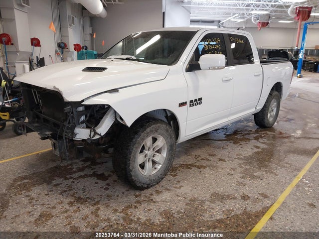 Aukcja sprzedaży 2018 Dodge Ram 1500 Sport Crew Cab, vin: 1C6RR7MT0JS150245, numer aukcji: 20253764