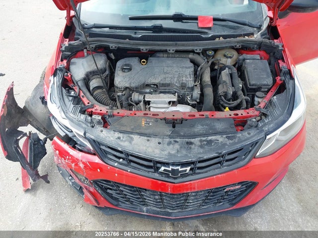 20253766 :رقم المزاد ، 3G1BE6SM3JS609342 vin ، 2018 Chevrolet Cruze Lt مزاد بيع