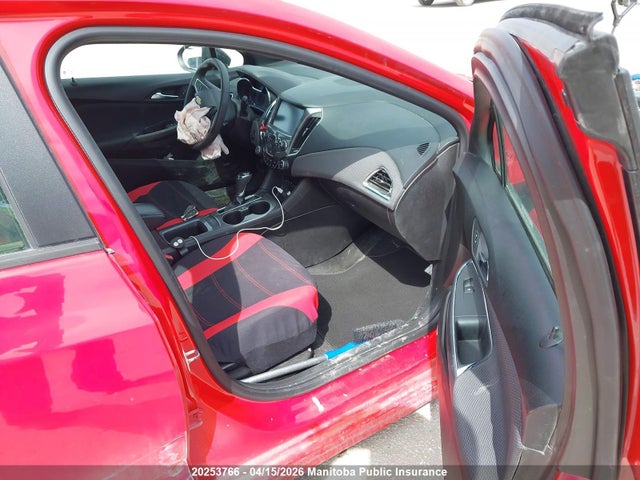 20253766 :رقم المزاد ، 3G1BE6SM3JS609342 vin ، 2018 Chevrolet Cruze Lt مزاد بيع