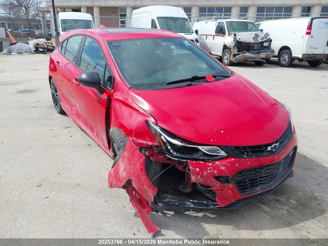 20253766 :رقم المزاد ، 3G1BE6SM3JS609342 vin ، 2018 Chevrolet Cruze Lt مزاد بيع