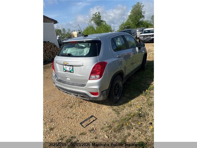 2019 Chevrolet Trax Ls მანქანა იყიდება აუქციონზე, vin: 3GNCJKSBXKL284755, აუქციონის ნომერი: 20253769