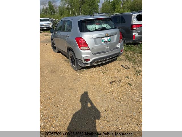 2019 Chevrolet Trax Ls მანქანა იყიდება აუქციონზე, vin: 3GNCJKSBXKL284755, აუქციონის ნომერი: 20253769