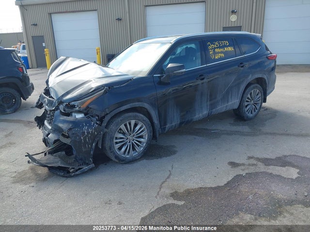 2021 Toyota Highlander Platinum V6 მანქანა იყიდება აუქციონზე, vin: 5TDFZRBH5MS123044, აუქციონის ნომერი: 20253773