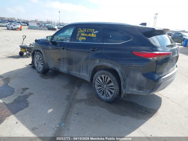 2021 Toyota Highlander Platinum V6 მანქანა იყიდება აუქციონზე, vin: 5TDFZRBH5MS123044, აუქციონის ნომერი: 20253773