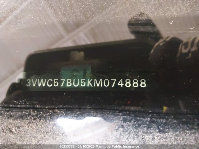 3VWC57BU5KM074888 Volkswagen Jetta 1.4 Tsi