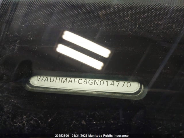 20253806 :رقم المزاد ، WAUHMAFC6GN014770 vin ، 2016 Audi A6 3.0 Tdi Quattro مزاد بيع