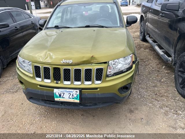 Продажа на аукционе авто 2012 Jeep Compass Sport, vin: 1C4NJDAB2CD555636, номер лота: 20253814