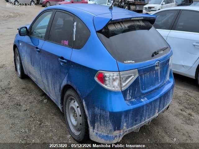 2008 Subaru Impreza Wrx მანქანა იყიდება აუქციონზე, vin: GH8004712, აუქციონის ნომერი: 20253820