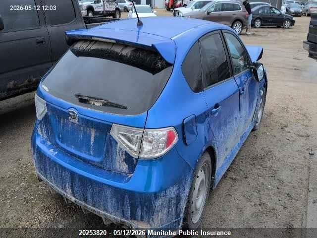 2008 Subaru Impreza Wrx მანქანა იყიდება აუქციონზე, vin: GH8004712, აუქციონის ნომერი: 20253820