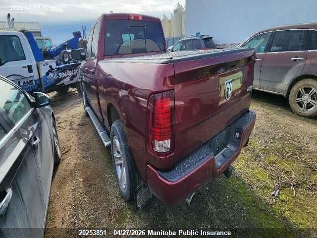 20253851 :رقم المزاد ، 1C6RR7HT4HS523596 vin ، 2017 Dodge Ram 1500 Sport Quad Cab مزاد بيع