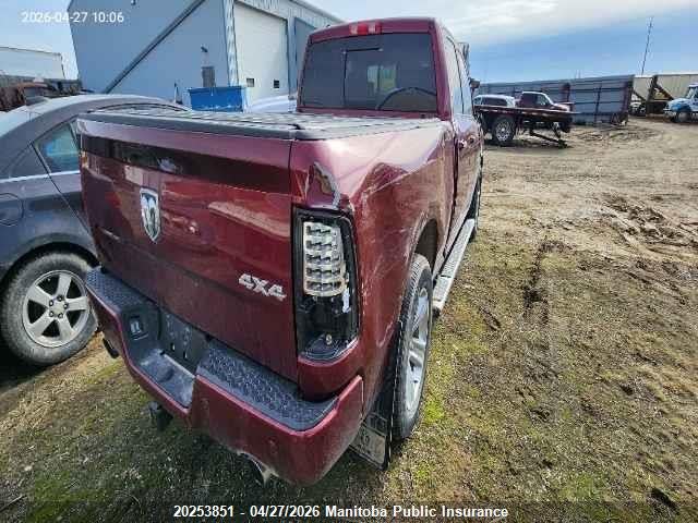 20253851 :رقم المزاد ، 1C6RR7HT4HS523596 vin ، 2017 Dodge Ram 1500 Sport Quad Cab مزاد بيع
