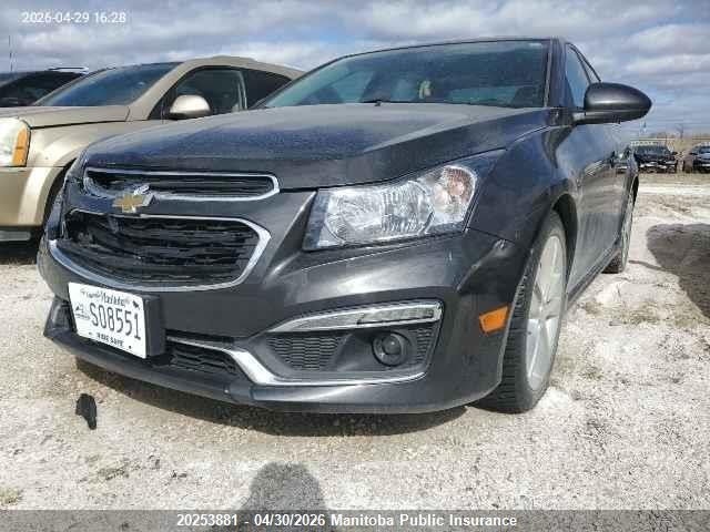 1G1PE5SB2F7295204 Chevrolet Cruze Ltz Turbo