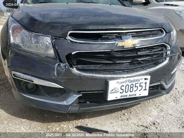 1G1PE5SB2F7295204 Chevrolet Cruze Ltz Turbo