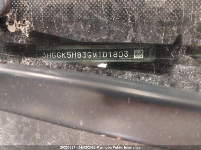 3HGGK5H83GM101803 Honda Fit Ex-l