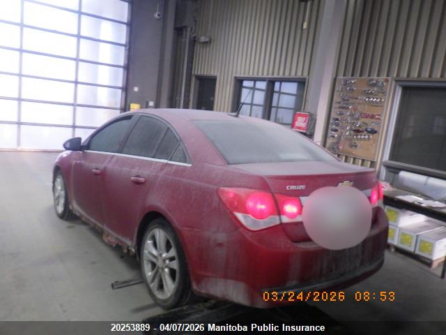 Продаж на аукціоні авто 2011 Chevrolet Cruze Lt Turbo, vin: 1G1PG5S93B7211232, номер лоту: 20253889