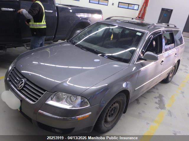 20253919 :رقم المزاد ، WVWCE63B15E159764 vin ، 2005 Volkswagen Passat Tdi مزاد بيع