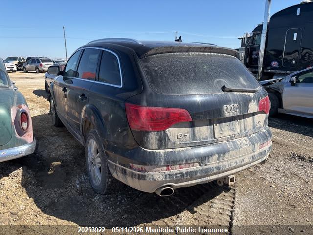 20253922 :رقم المزاد ، WA1VMCFEXDD008789 vin ، 2013 Audi Q7 V6 Tdi مزاد بيع