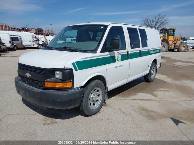 2013 Chevrolet Express 1500 Cargo Van მანქანა იყიდება აუქციონზე, vin: 1GCSGAFX6D1128001, აუქციონის ნომერი: 20253932