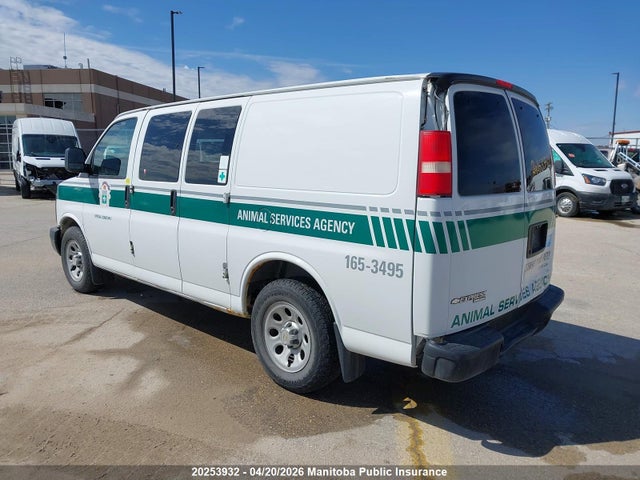 2013 Chevrolet Express 1500 Cargo Van მანქანა იყიდება აუქციონზე, vin: 1GCSGAFX6D1128001, აუქციონის ნომერი: 20253932