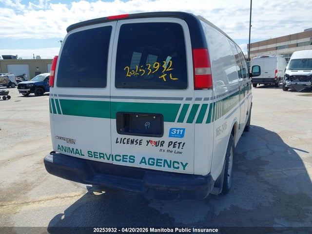 2013 Chevrolet Express 1500 Cargo Van მანქანა იყიდება აუქციონზე, vin: 1GCSGAFX6D1128001, აუქციონის ნომერი: 20253932