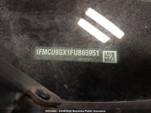 Продаж на аукціоні авто 2015 Ford Escape Se, vin: 1FMCU9GX1FUB65951, номер лоту: 20253944