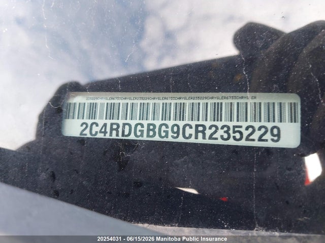 Продажа на аукционе авто 2012 Dodge Grand Caravan Se, vin: 2C4RDGBG9CR235229, номер лота: 20254031