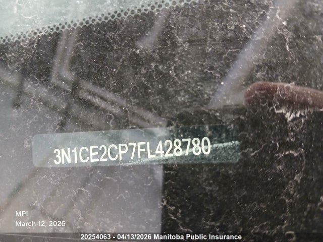 Aukcja sprzedaży 2015 Nissan Versa Note Sl, vin: 3N1CE2CP7FL428780, numer aukcji: 20254063