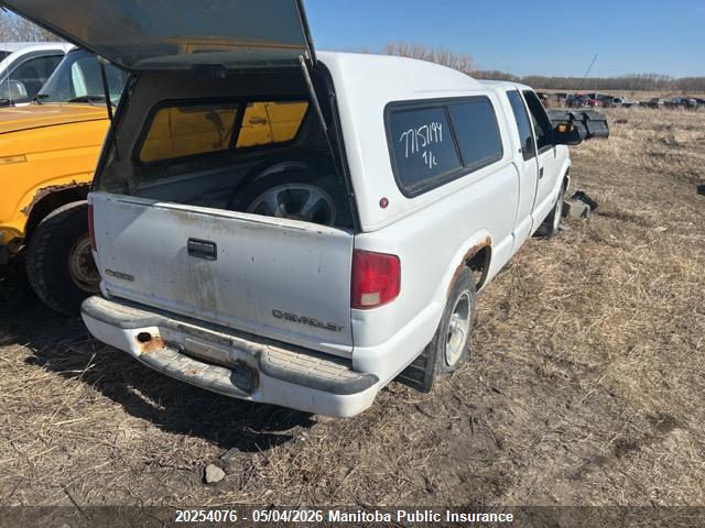 Aukcja sprzedaży 2003 Chevrolet S10 4+cab, vin: 1GCCS19X038275631, numer aukcji: 20254076