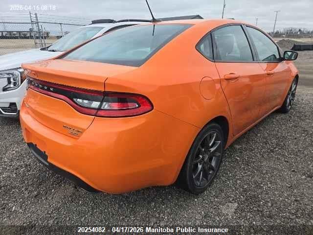 Aukcja sprzedaży 2014 Dodge Dart Sxt, vin: 1C3CDFBB2ED708869, numer aukcji: 20254082
